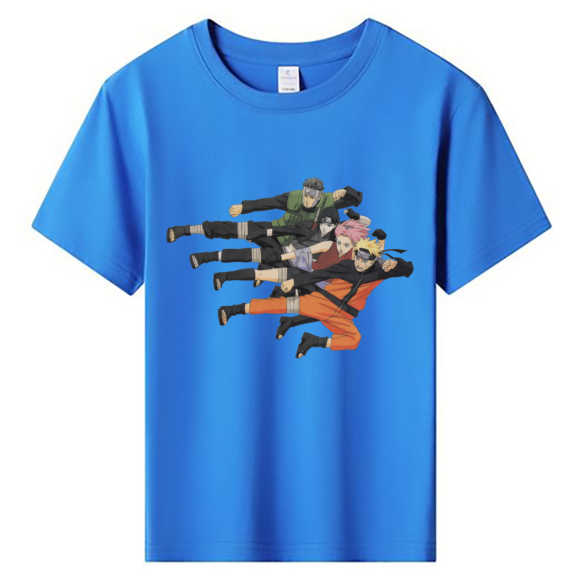 （画像用） NARUTO -ナルト- うずまき ナルト Uzumaki Naruto 綿100％キッズTシャツ（フロントプリント）